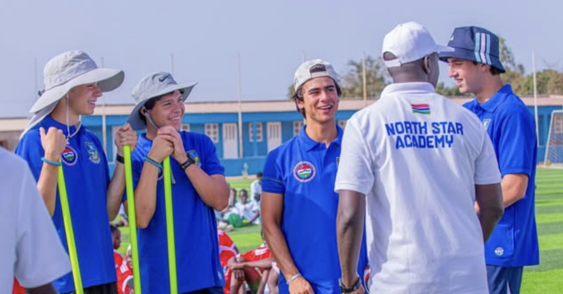 Founders laughing with North Star Academy staff