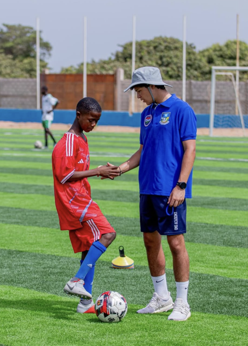 One-on-one coaching moment