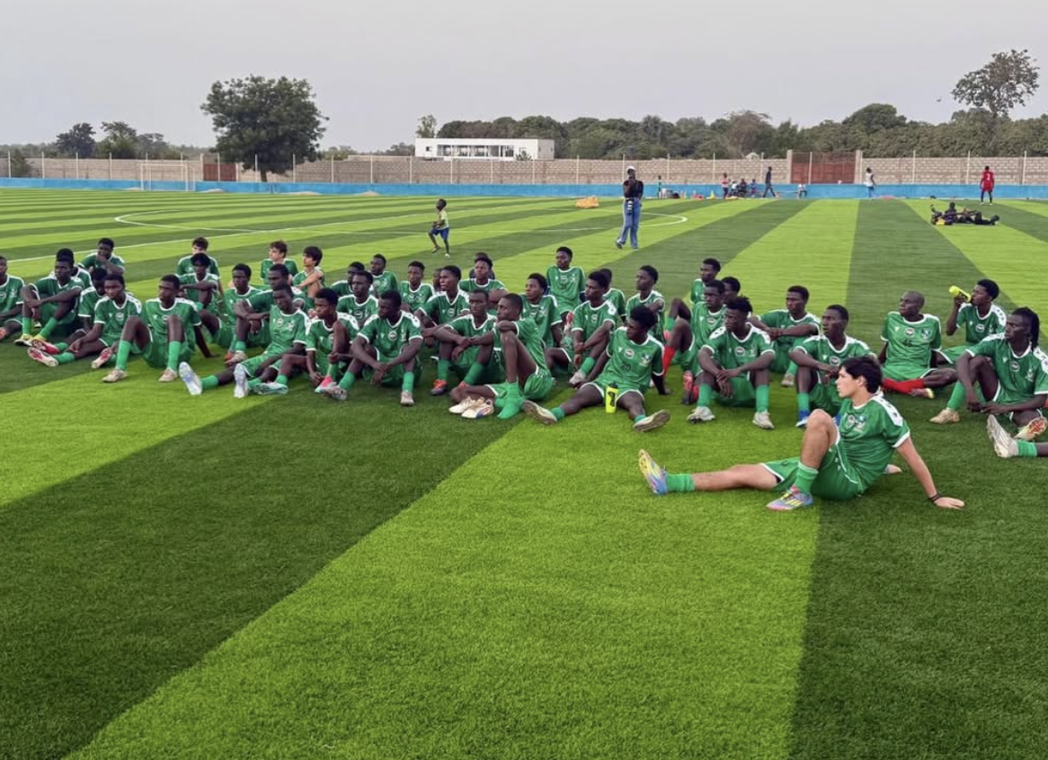 Team resting after training